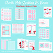 North Pole Cookies and Cocoa Christmas Printable Holiday Collection - Instant Download